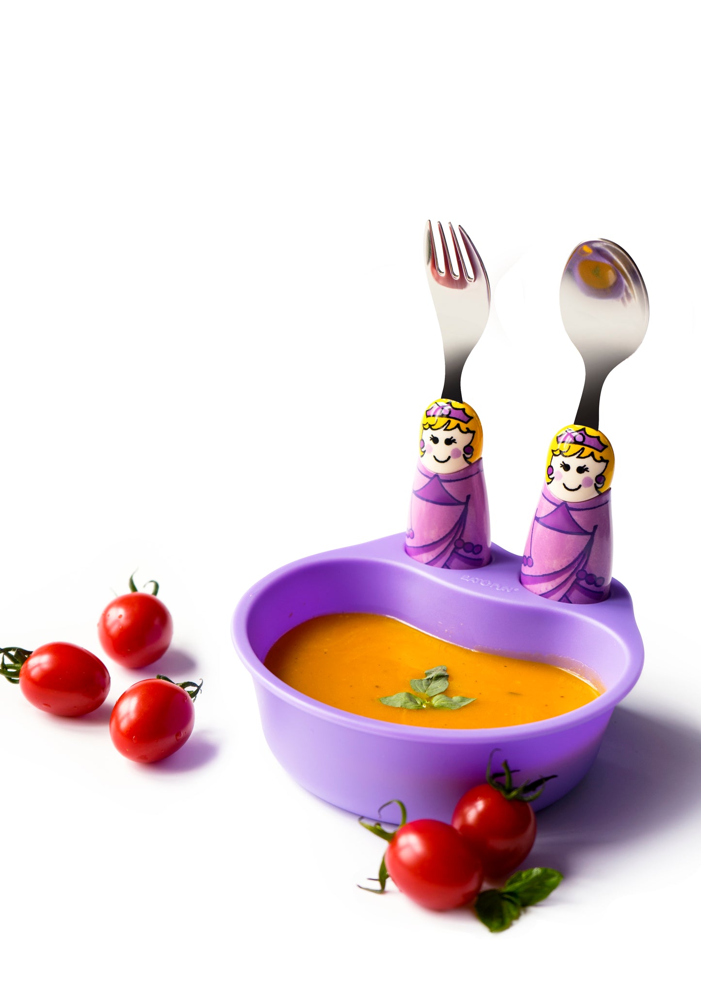 Bowl and Stainless Steel Cutlery Set