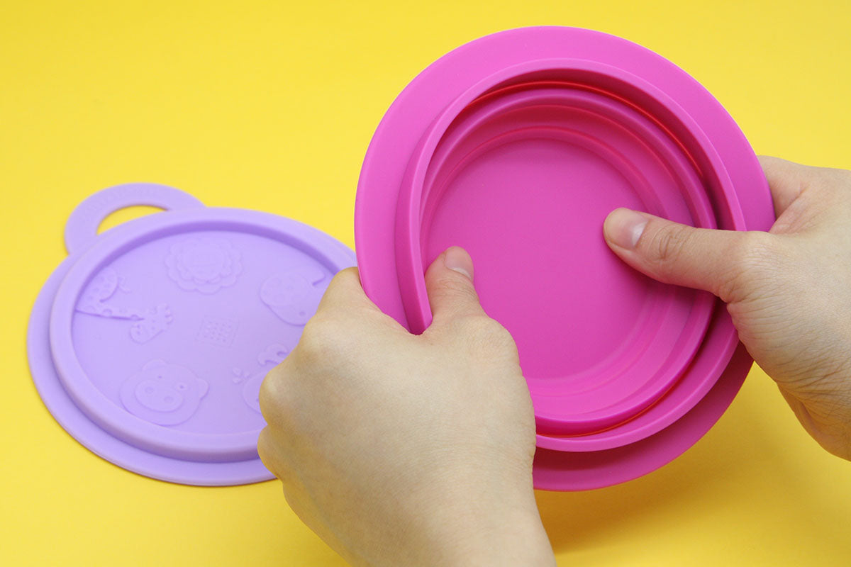 Marcus & Marcus Silicone Collapsible Bowl for Kids.