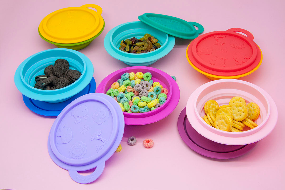 Marcus & Marcus Silicone Collapsible Bowl for Kids.